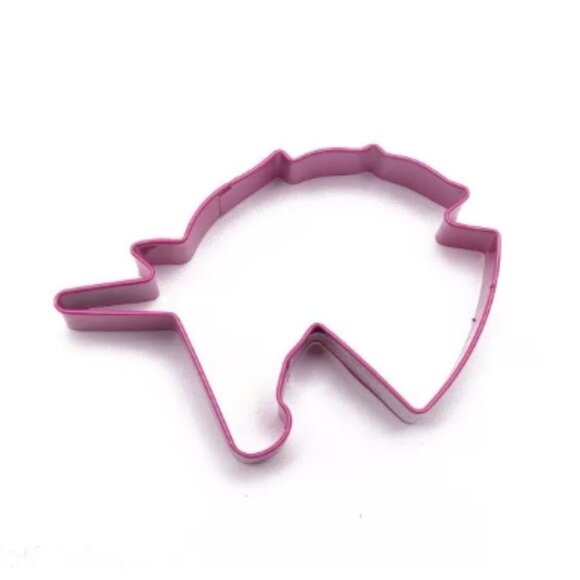 NEW!! Pink Unicorn Cookie Cutter!! Stainless Steel. SO CUTE!! Girl Parties!! - Picture 2 of 4